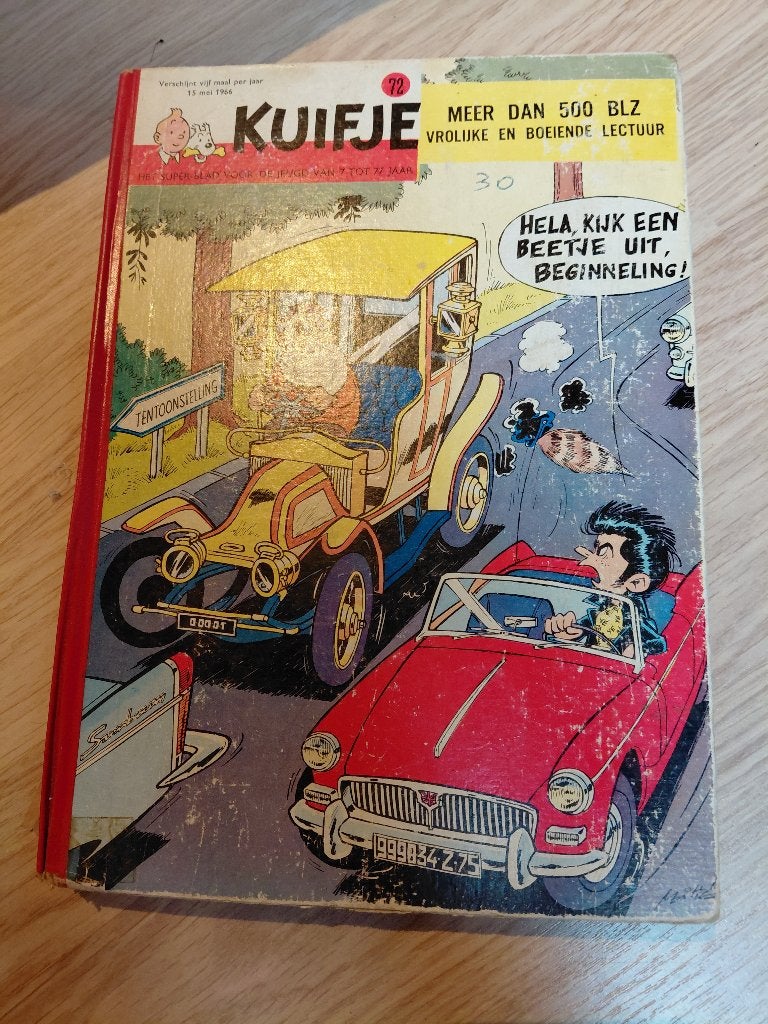 kuifje oude boeken, Meerdere stripboeken, Ophalen of Verzenden, Gelezen