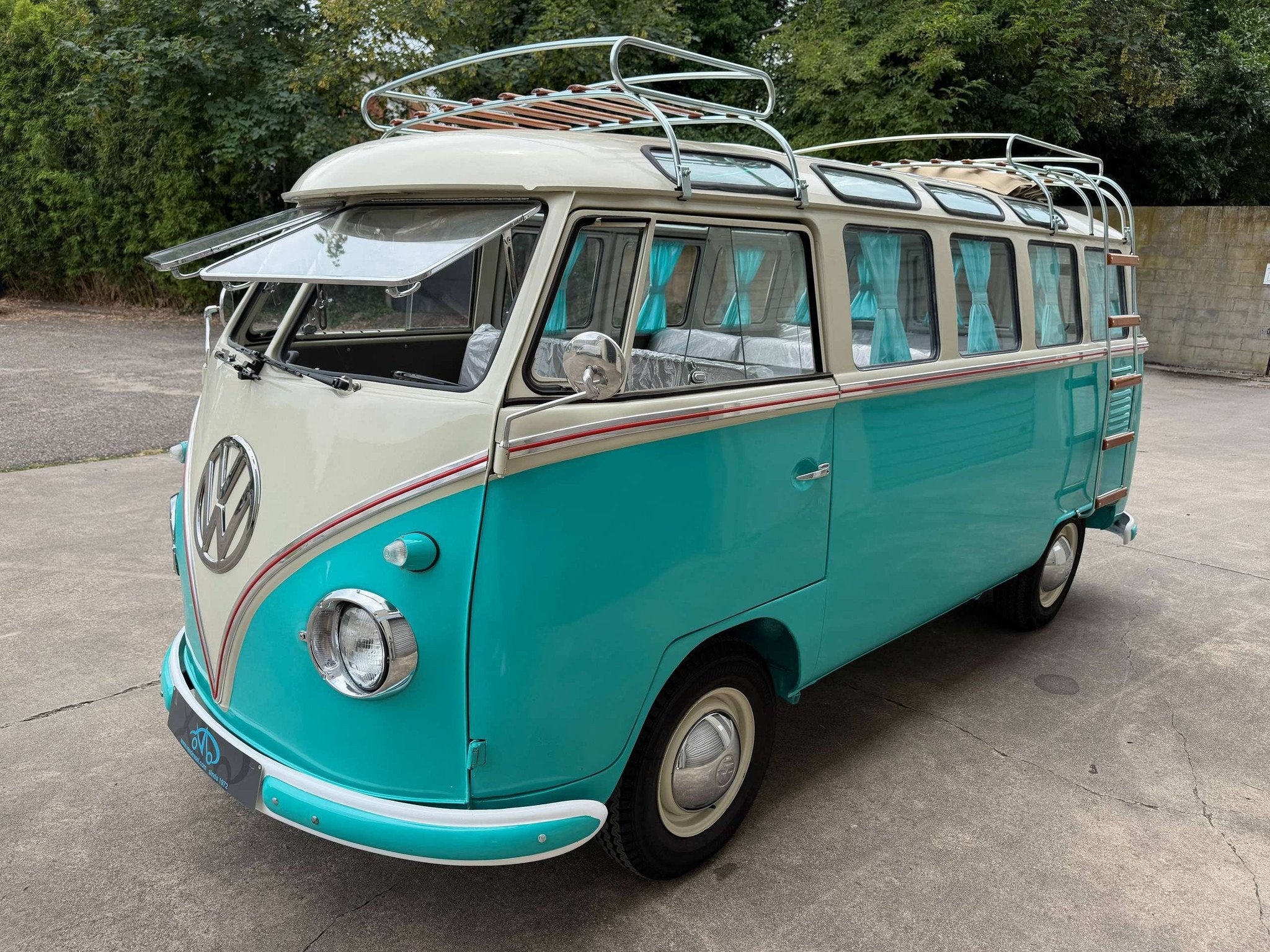Volkswagen T1 Kombi Samba Style 23 Window Safari Windows, Auto's, 4 deurs, Bedrijf, Handgeschakeld, Grijs