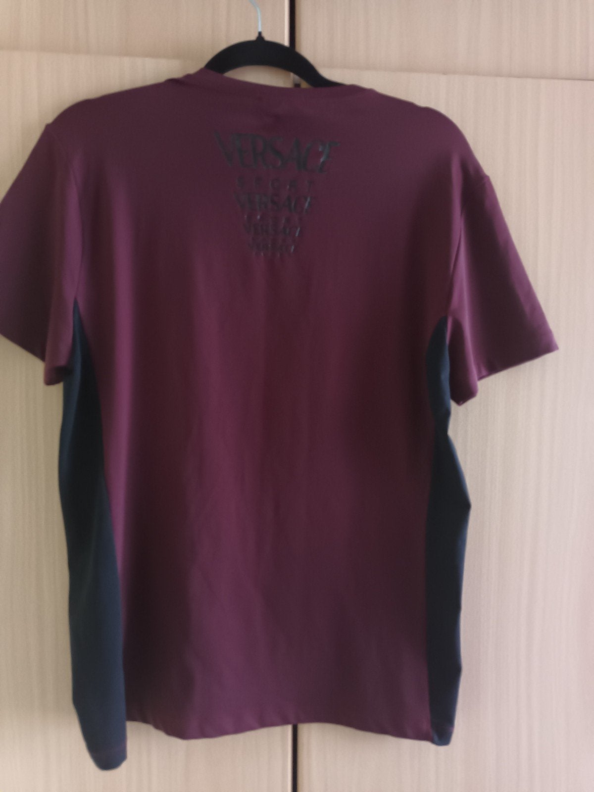 versace shirt, Maat 48/50 (M), Paars, Ophalen of Verzenden, Zo goed als nieuw
