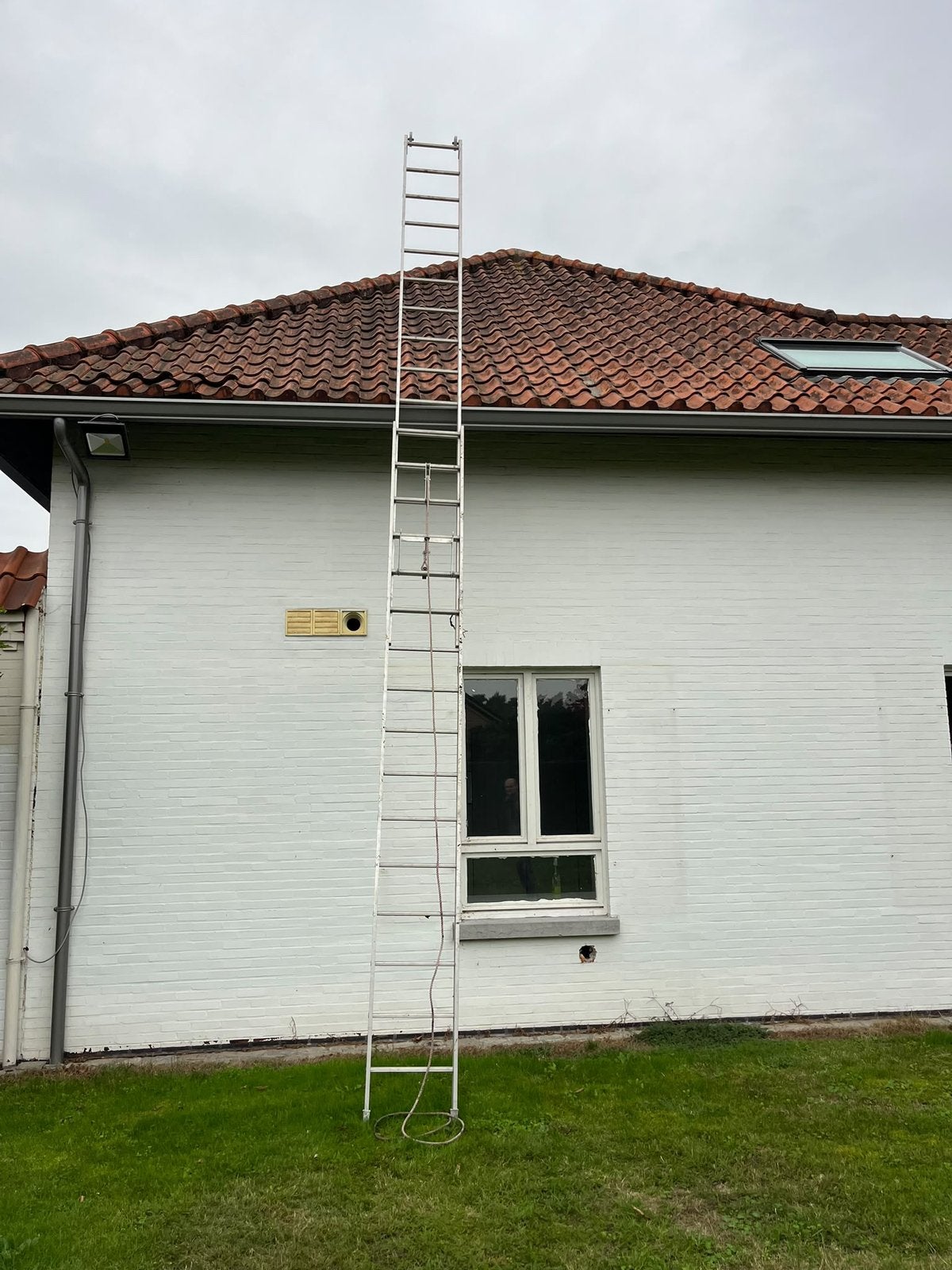 Aluminium ladder 8m, Doe-het-zelf en Bouw, Ophalen, Gebruikt