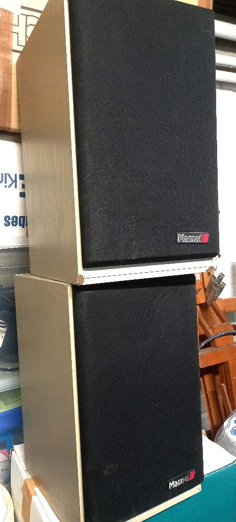 Paire d’enceintes Magnat Concept 1, Magnat, 60 à 120 watts, Enlèvement, Utilisé