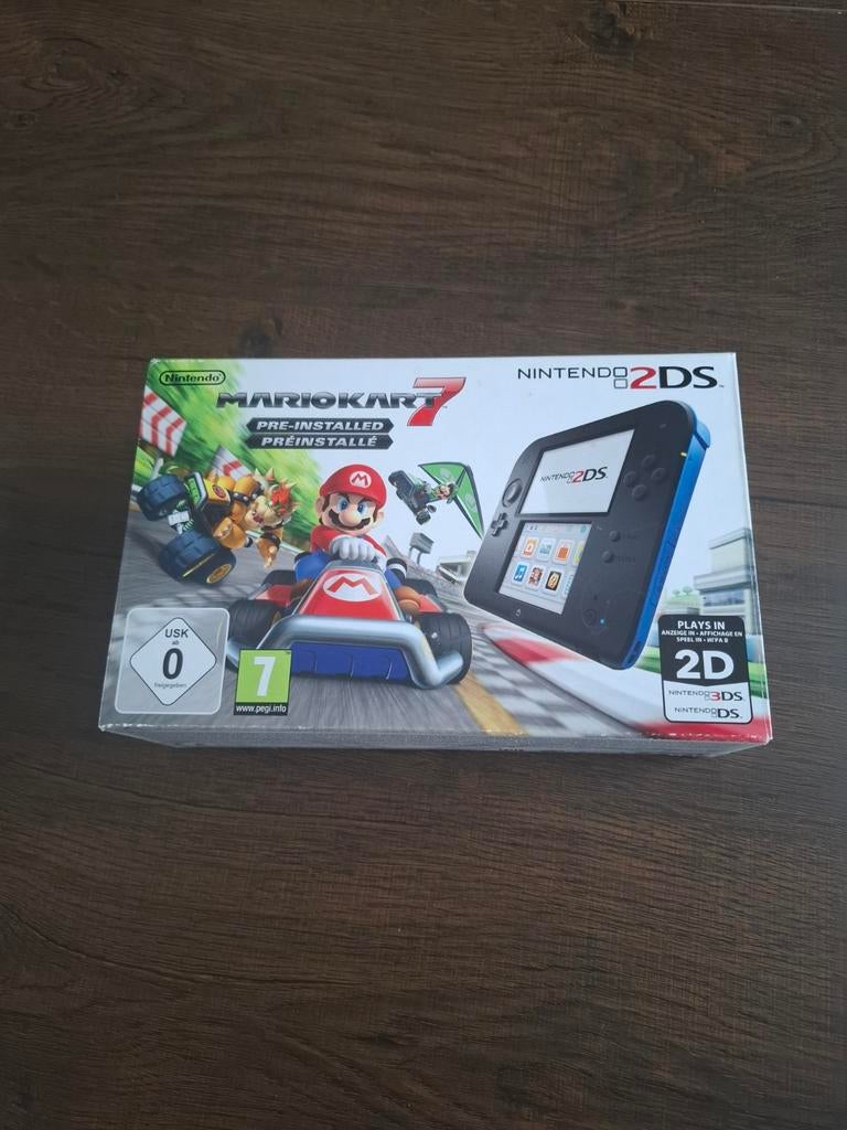 2DS + Mario Kart 7, Ophalen, Zo goed als nieuw, Overige kleuren, 2DS