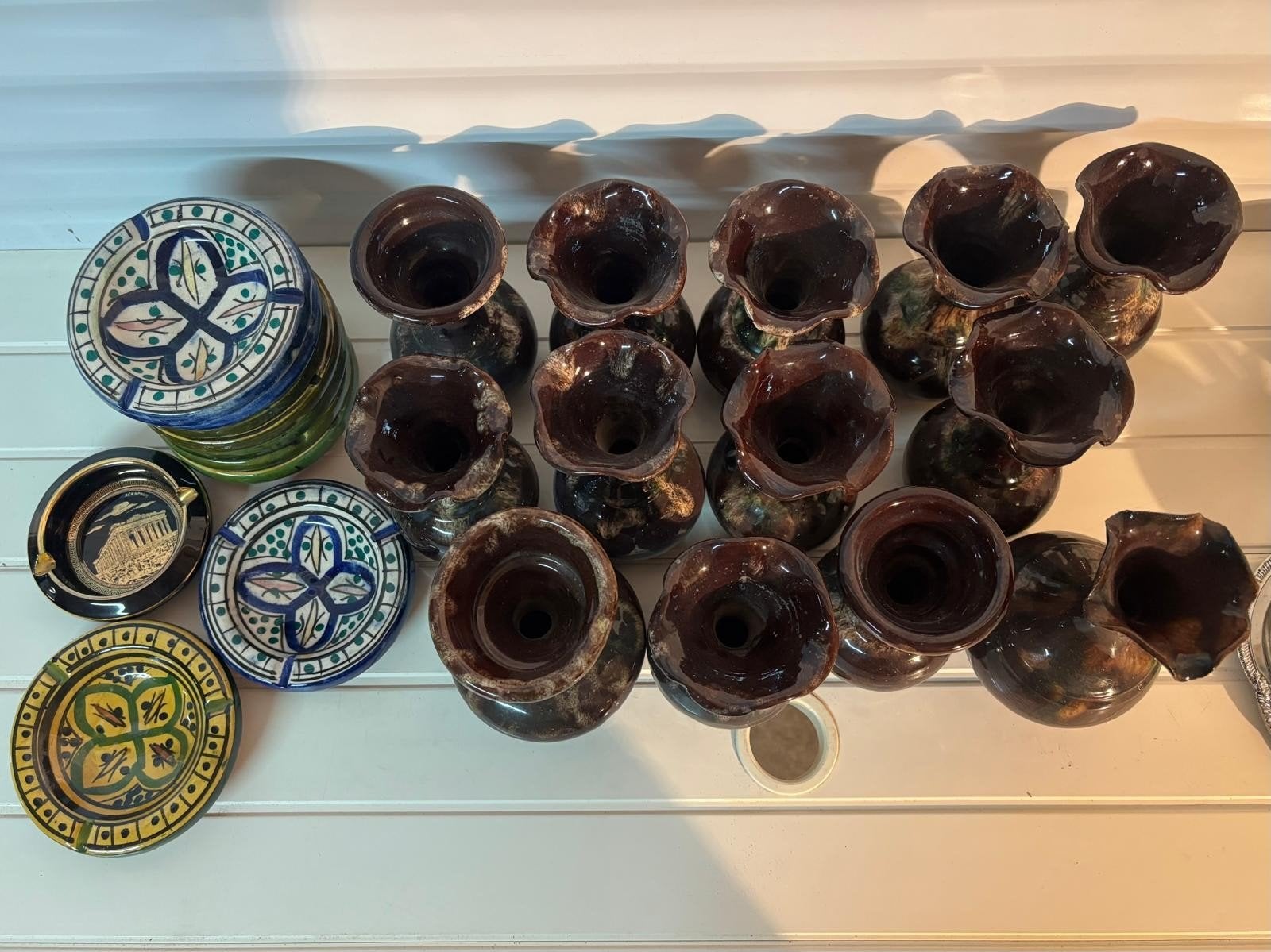 Vases et cendriers LOT, Enlèvement