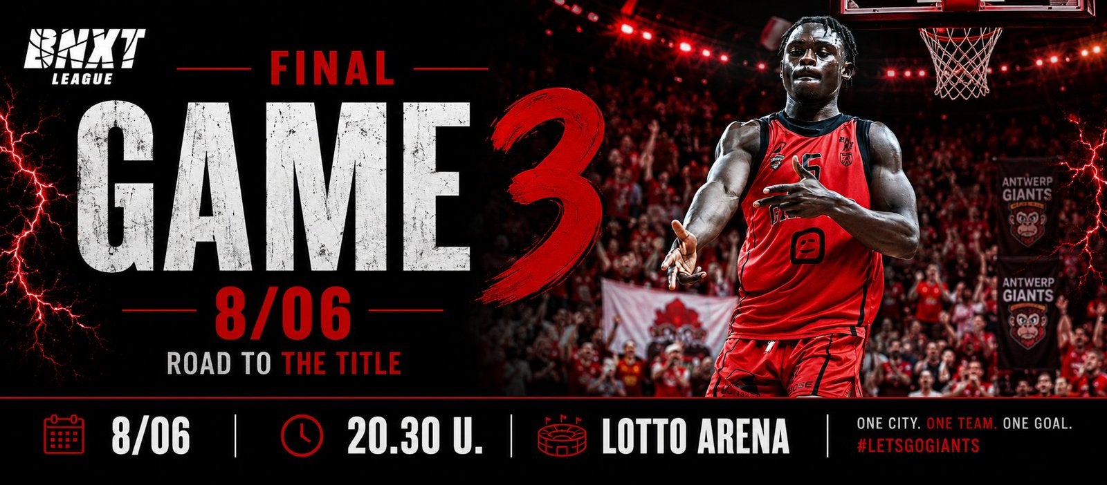 Antwerp Giants - Oostende (game 3 / 08 juni), Tickets & Billets, Sport | Autre
