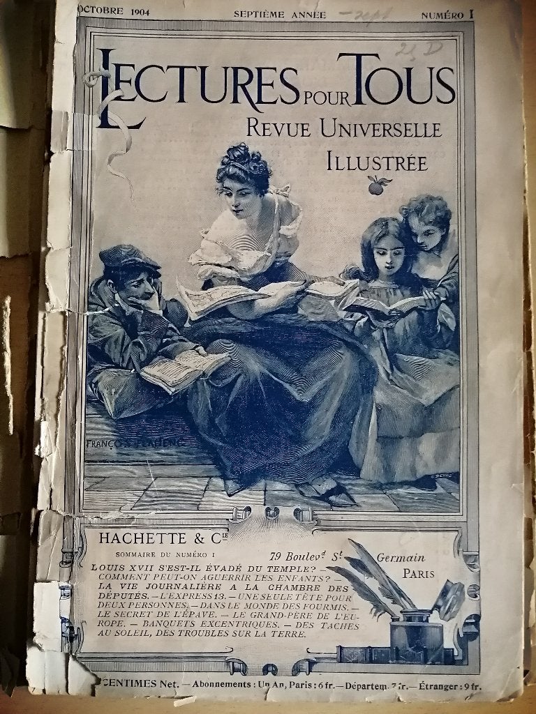 Lot 15 revues anciennes de la Belle Époque 1904-1913, Enlèvement ou Envoi, Avant 1920, Journal ou Magazine