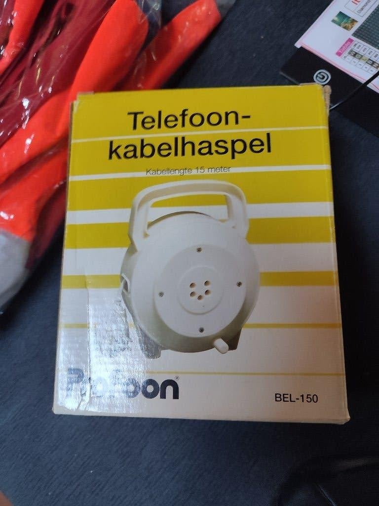 Kabelhaspel voor telefonie, Telecommunicatie, Vaste telefoons | Niet Draadloos, Ophalen of Verzenden, Nieuw, Met draaischijf