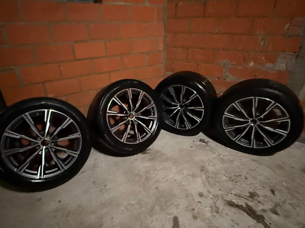 BMW X5 velgen + banden 20inch, Autos : Pièces & Accessoires, Pneus & Jantes, Pneu(s), 20 pouces, Enlèvement