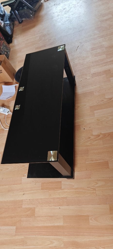 Glazen tv kast, Huis en Inrichting, Ophalen, Zo goed als nieuw, Glas