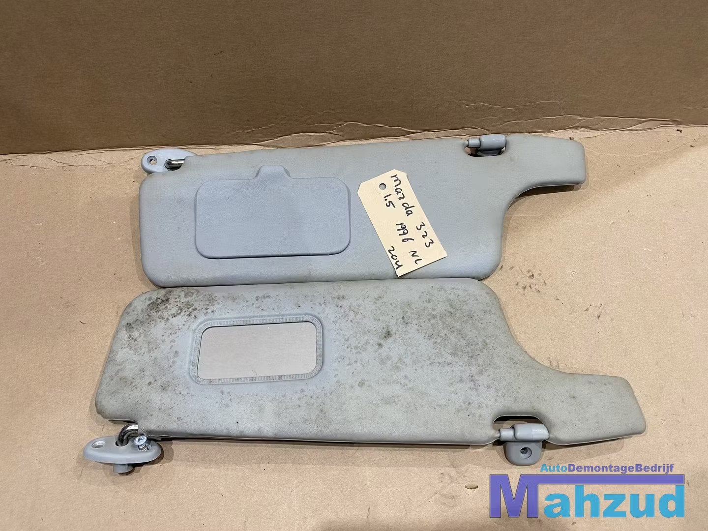 MAZDA 323 F 5 Zonneklep rechts links set 1994-1998, Shinchi, Fuchu-Cho 3-1
730-8670  Hiroshima, Mazda Motor Corporation, Info@mazda.co.jp