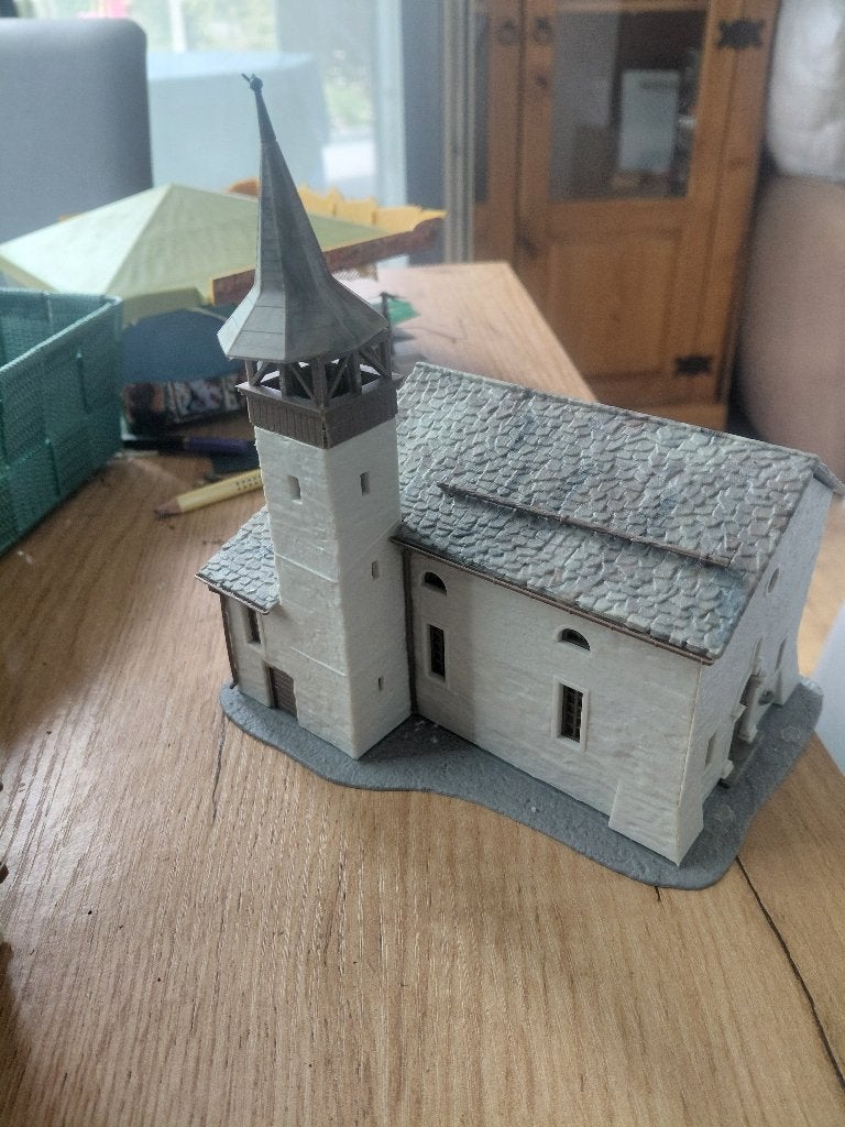 Ho 1:87  église de montagne, Enlèvement, Utilisé