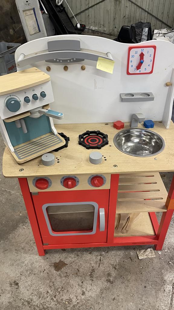 speel keuken, Enlèvement, Utilisé, Bois, Jouer à la cuisine