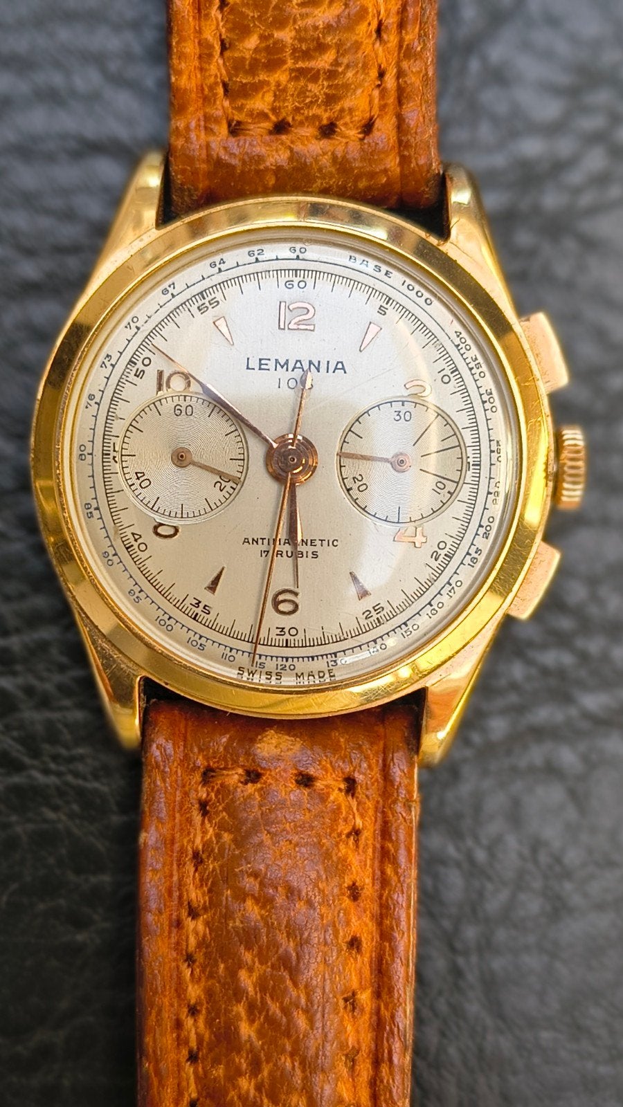 chronographe Lemania homme, Bijoux, Sacs & Beauté, Enlèvement, Or