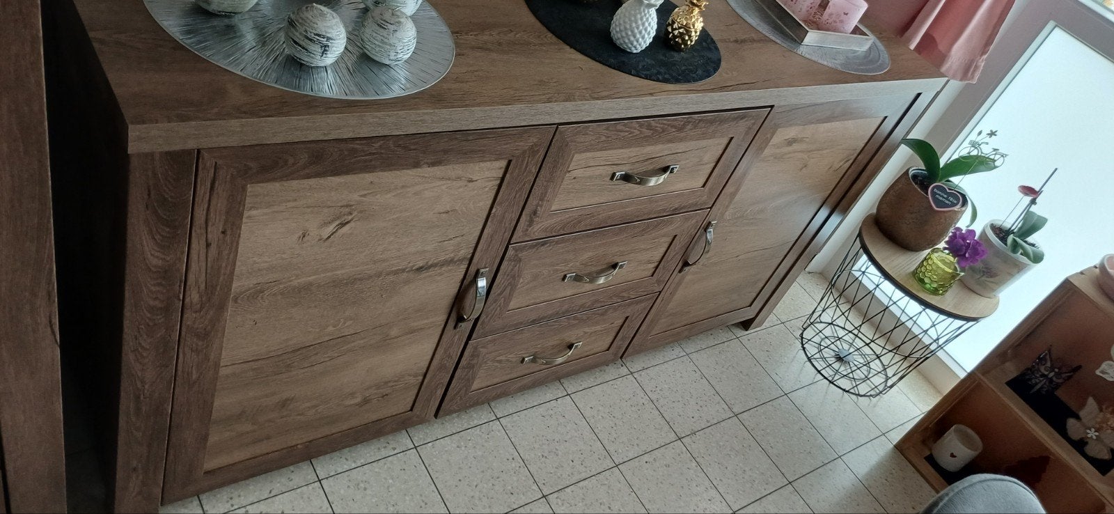 meubles JYSK, Enlèvement, Utilisé, 150 à 200 cm, Avec tiroir(s)