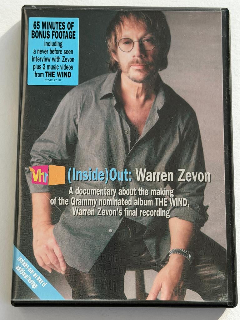 Warren Zevon – VH1 (Inside) Out: Warren Zevon (DVD), Tous les âges, Enlèvement ou Envoi, Utilisé, Musique et Concerts