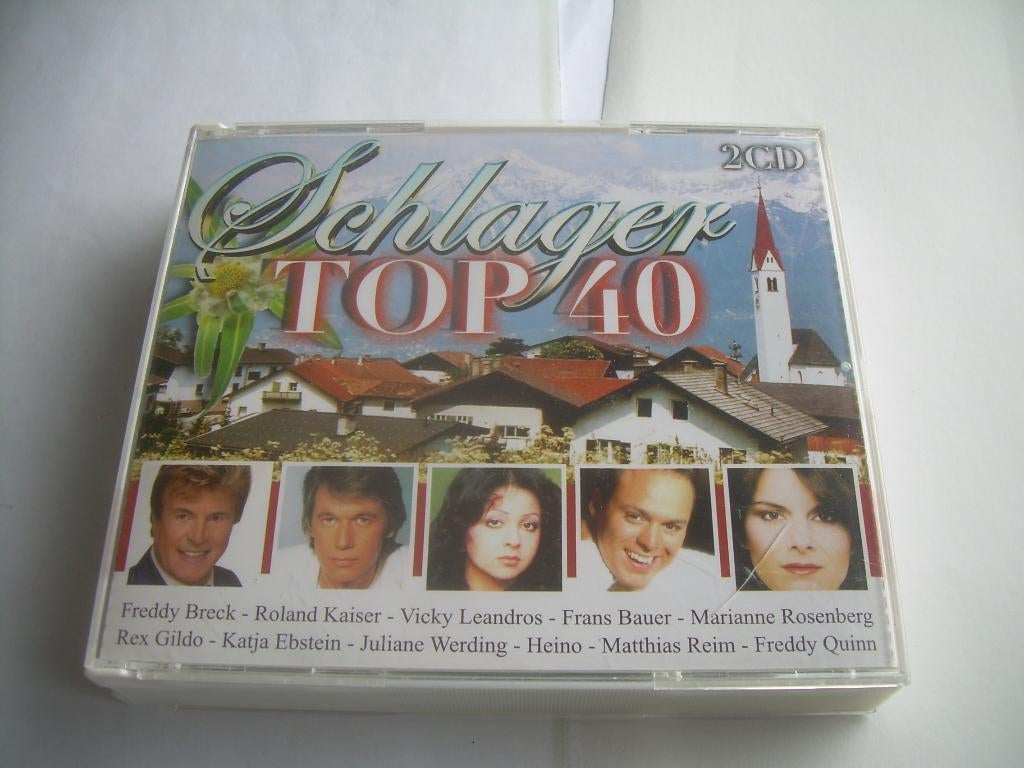 2 CD BOX - SCHLAGER TOP 40, Cd's en Dvd's, Ophalen of Verzenden, Zo goed als nieuw
