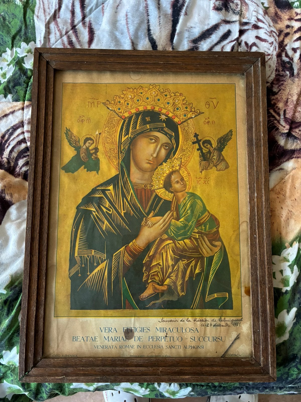 NOTRE DAME PERPÉTUEL SECOURS 1951, Antiquités & Art, Antiquités | Objets religieux, Enlèvement