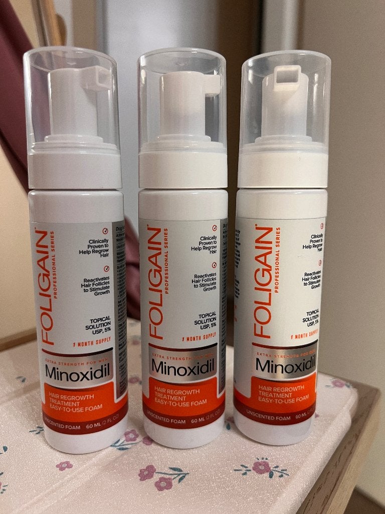 3 bouteilles de Minoxidil 5% en mousse, Bijoux, Sacs & Beauté, Beauté | Soins des cheveux, Enlèvement, Neuf, Soin des cheveux ou Soin réparateur des cheveux