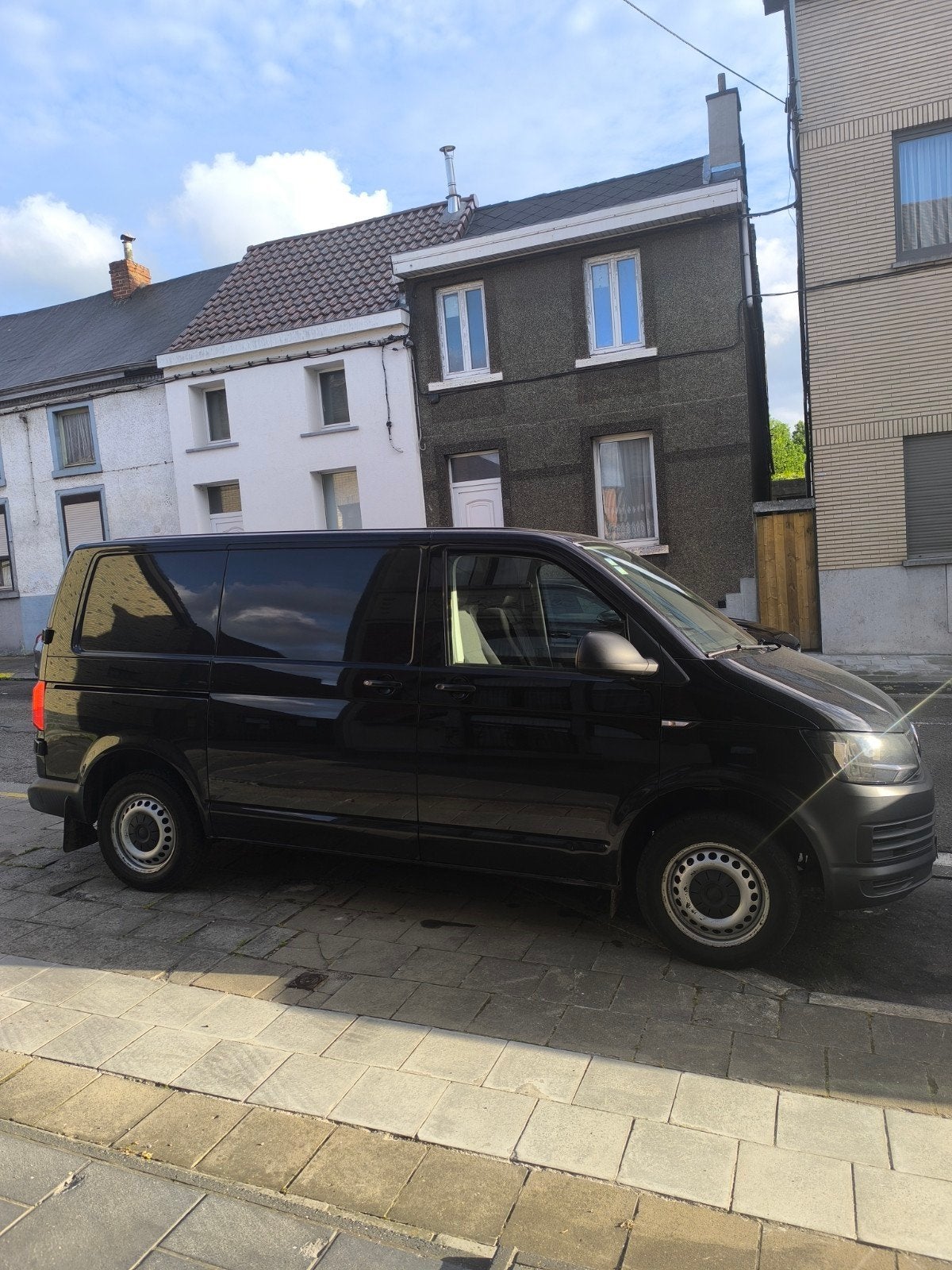 VW. T6. 2L.TDI. EURO 6, 11.2016. 224400km. Très bon état., Auto's, Voorwielaandrijving, Stof, 4 cilinders, Zwart