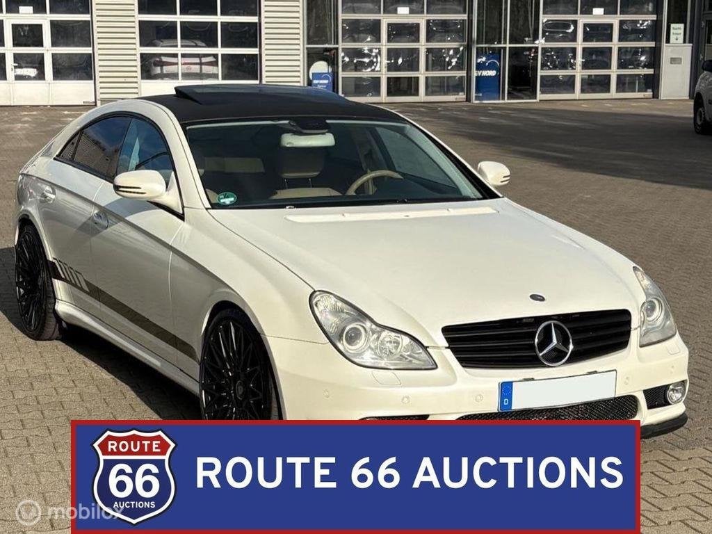 Mercedes-Benz CLS 500 | 2005 | Route 66 Auctions, Auto's, Gebruikt, Zwart, Bedrijf, Handgeschakeld