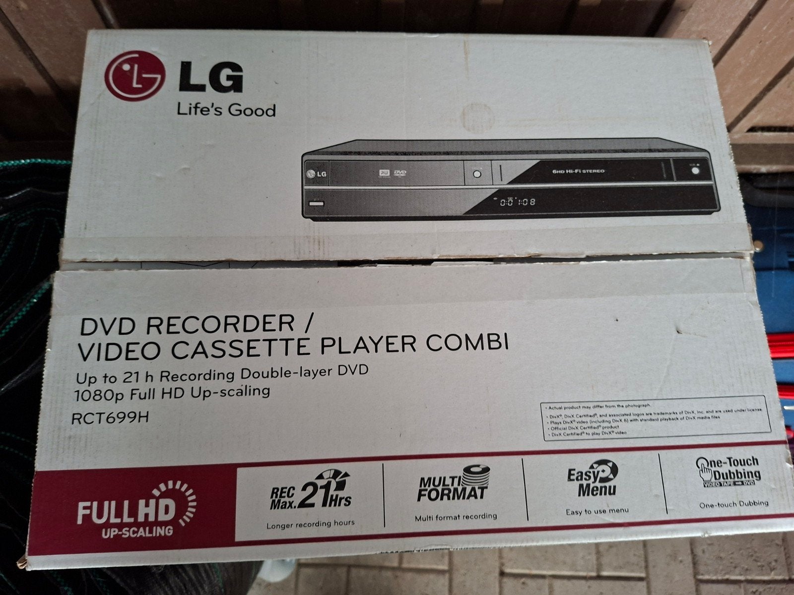 Dvd recorder/ video casette, Ophalen
