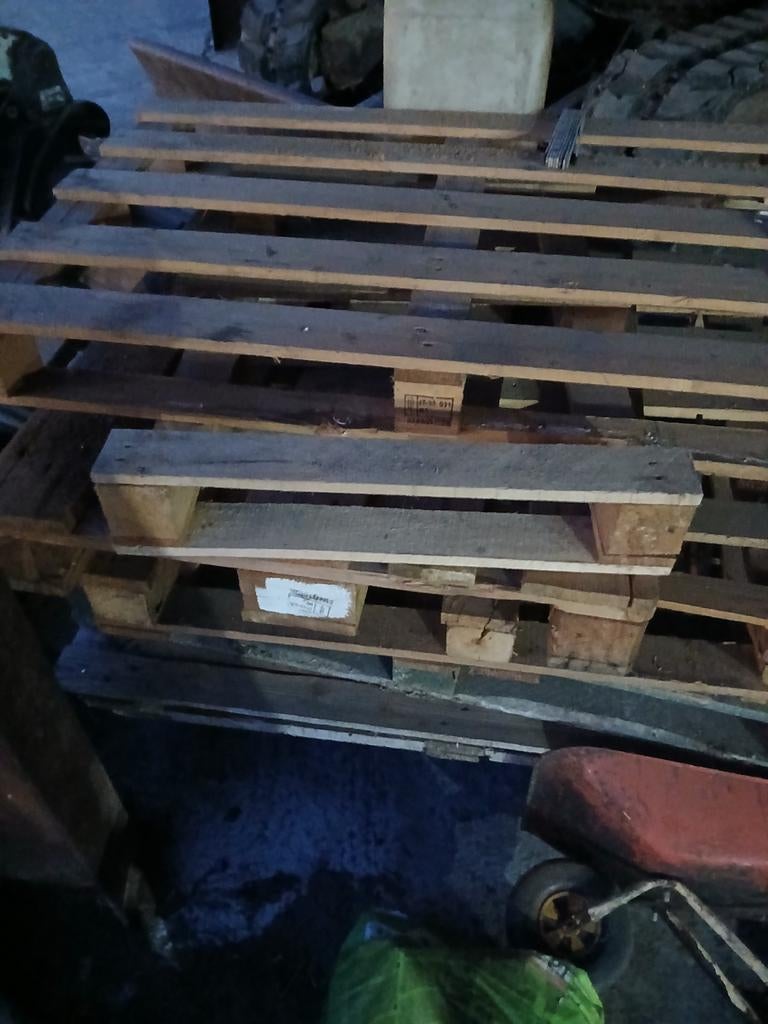 Gratis palleten, Ophalen