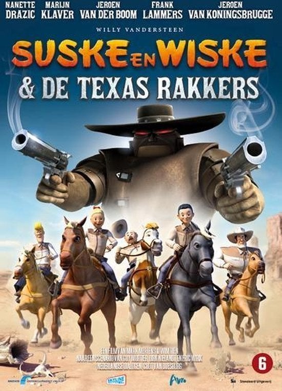 Dvd - Suske en wiske & de texas rakkers, Cd's en Dvd's, Dvd's | Kinderen en Jeugd, Ophalen of Verzenden, Avontuur