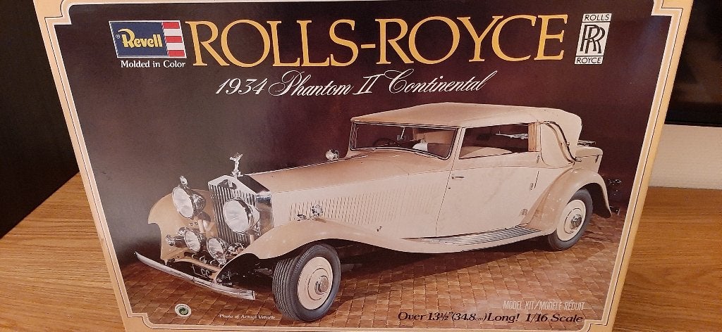 REVELL - ROLLS ROYCE 1934 -PHANTOMII Continental, Hobby & Loisirs créatifs, Modélisme | Voitures & Véhicules, Enlèvement ou Envoi
