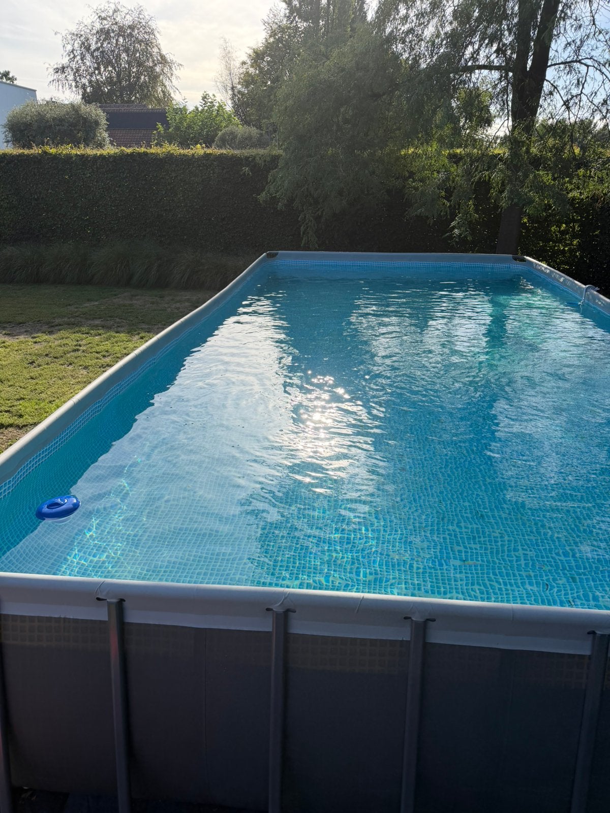 Intex zwembad, Tuin en Terras, 300 cm of meer, Zo goed als nieuw, Rechthoekig, Ophalen