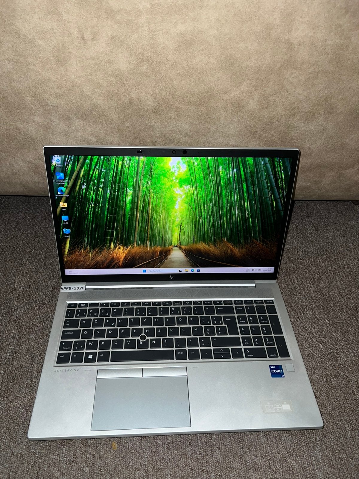 LAPTOP HP ÉLITEBOOK 850 G8 CORE I7-11TH, Informatique & Logiciels, Enlèvement, Utilisé, SSD, Azerty