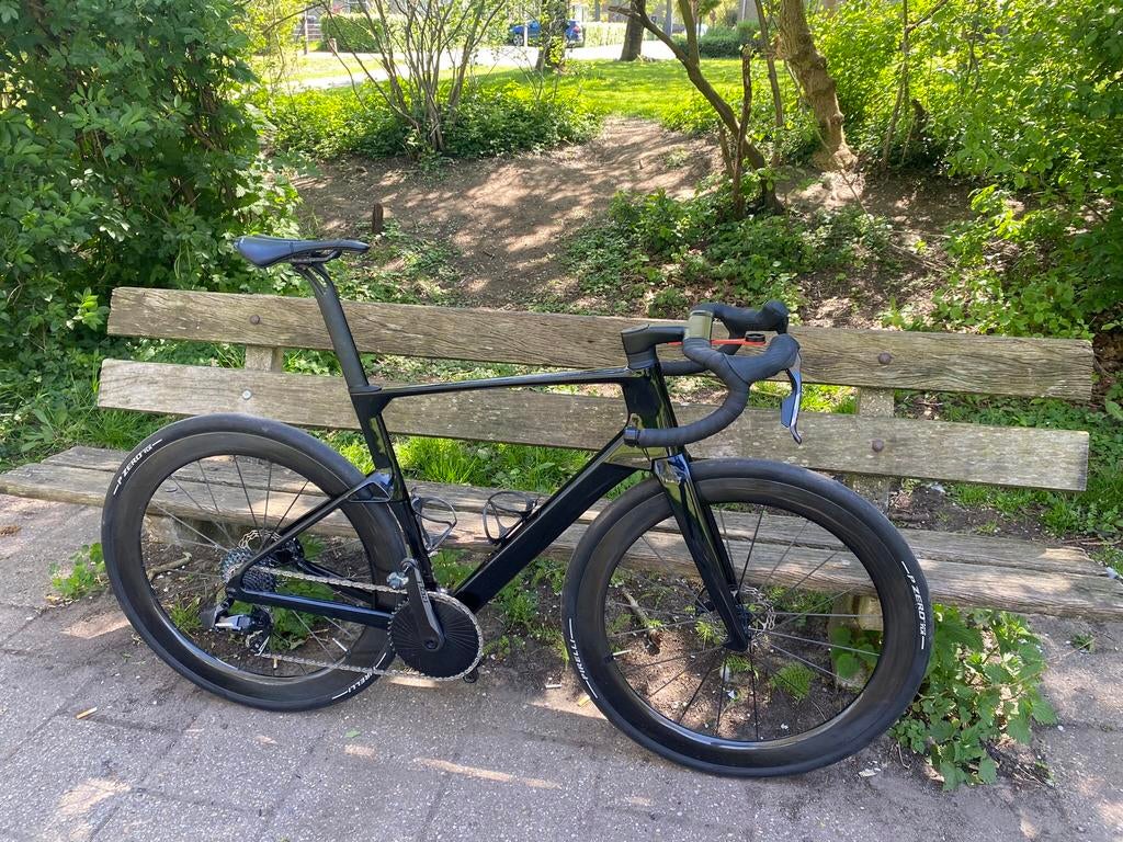 Lightcarbon LCR018-D maat L/56. Sram force axs, Enlèvement, Comme neuf, Carbone