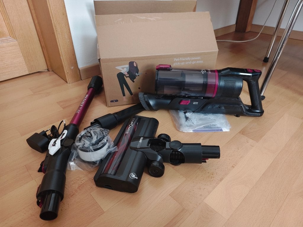 Aspirateur FV3 sans fil, 60 KPa, 50 min, LED, Electroménager, Neuf, Enlèvement ou Envoi, Réservoir, Aspirateur balai