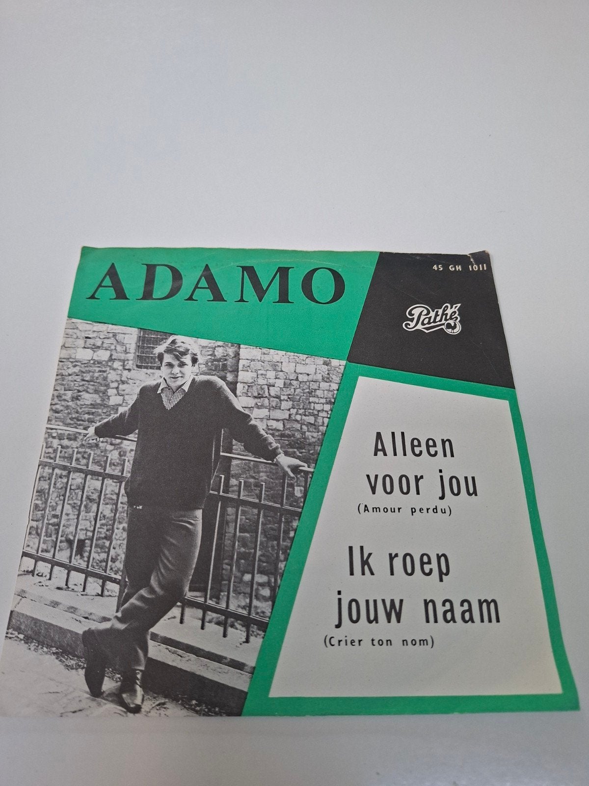 Vinyle, Single Adamo, édition néerlandaise, 1963, NM-, CD & DVD, Enlèvement ou Envoi, Édition spéciale, 7 inch, Autres genres
