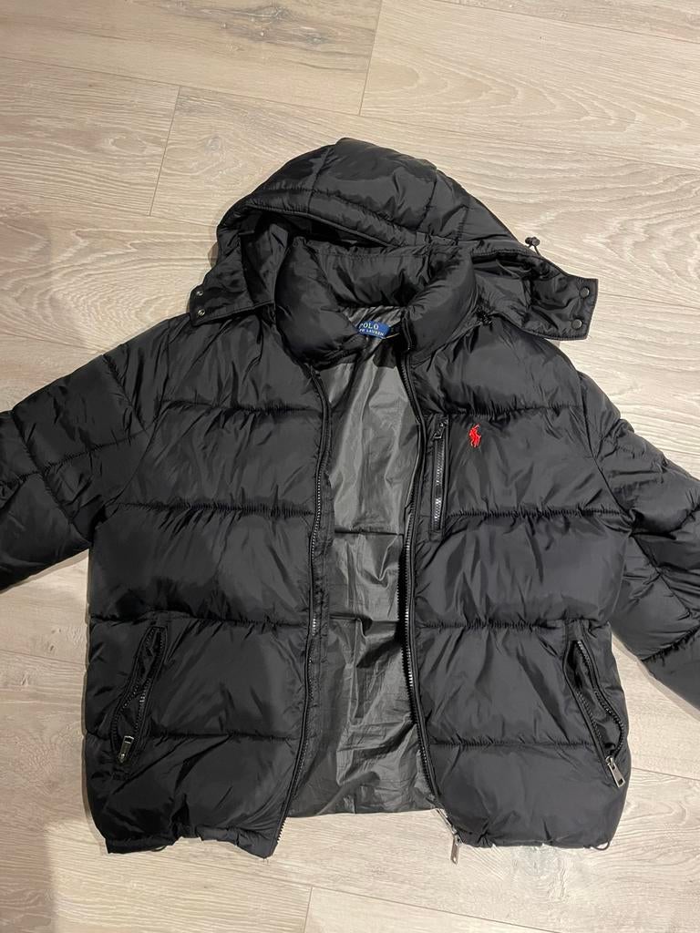 Ralph lauren puffer jacket, Ophalen, Nieuw, Maat 48/50 (M), Zwart