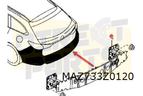 Mazda 6 9/12- achterbumperbalk (Wagon) Origineel! GHP950260, Neuf, Arrière, -, Mazda
