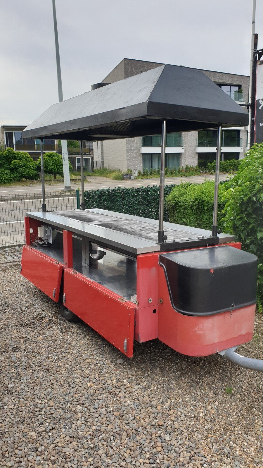 mobiele barbeque op gas met 6 branders, Tuin en Terras, Gasbarbecues, Ophalen, Gebruikt