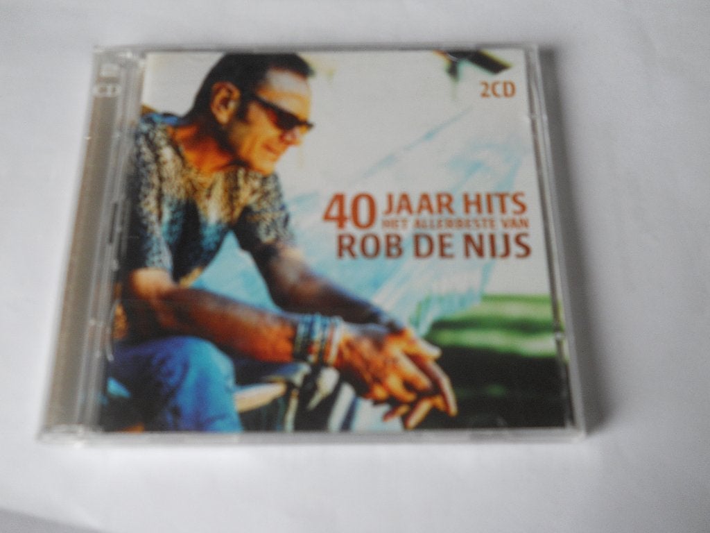 2 CD S - ROB DE NIJS - 40 JAAR HITS, Cd's en Dvd's, Ophalen of Verzenden, Zo goed als nieuw, Verzamelalbum, Pop