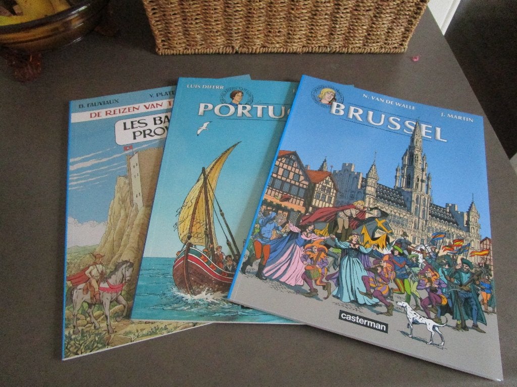 3 toeristische strips - nieuwstaat - Jacques Martin, Boeken, Stripverhalen, Nieuw, Ophalen of Verzenden, O.a. Jacques Martin, Meerdere stripboeken