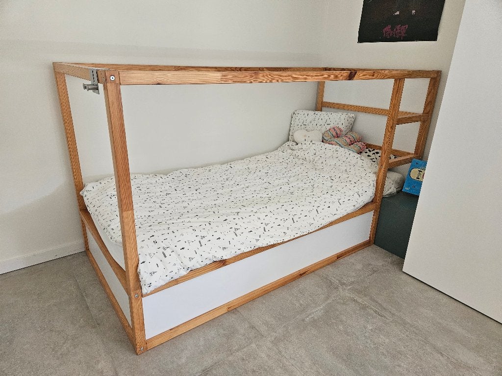 Omkeerbaar bed Kura, Enfants & Bébés, Chambre d'enfant | Lits, Enlèvement, Utilisé, 85 à 100 cm, Lit mezzanine ou Lit superposé