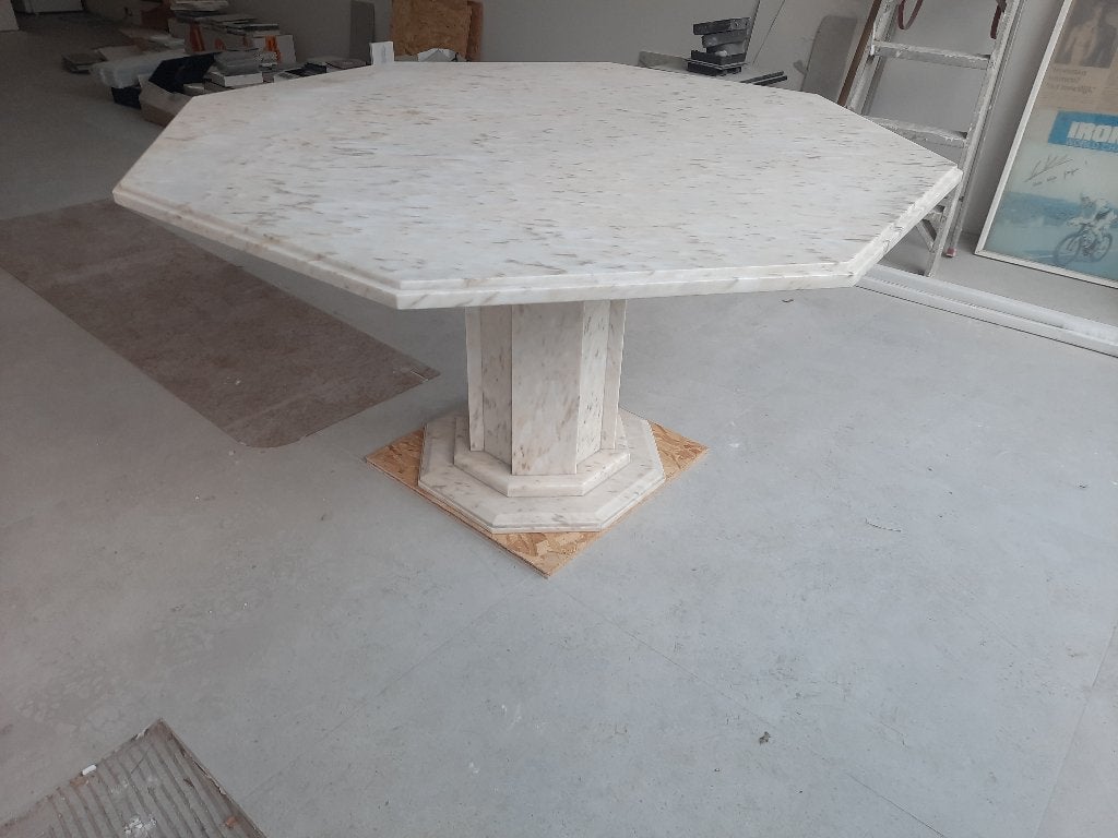 table en pierre naturelle, 100 à 150 cm, 100 à 150 cm, Enlèvement, Utilisé