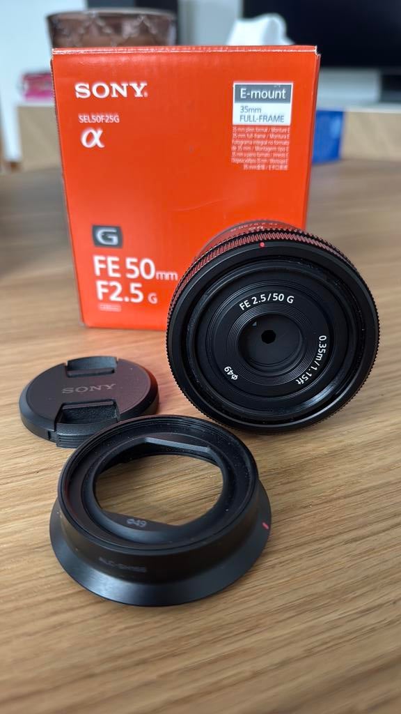 Sony FE 50mm F2.5G, Ophalen of Verzenden, Zo goed als nieuw