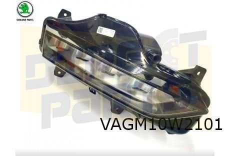 Skoda Octavia (6/20-) Mistlamp Links (LED) (bij sport bumper, Neuf, -, -, Skoda