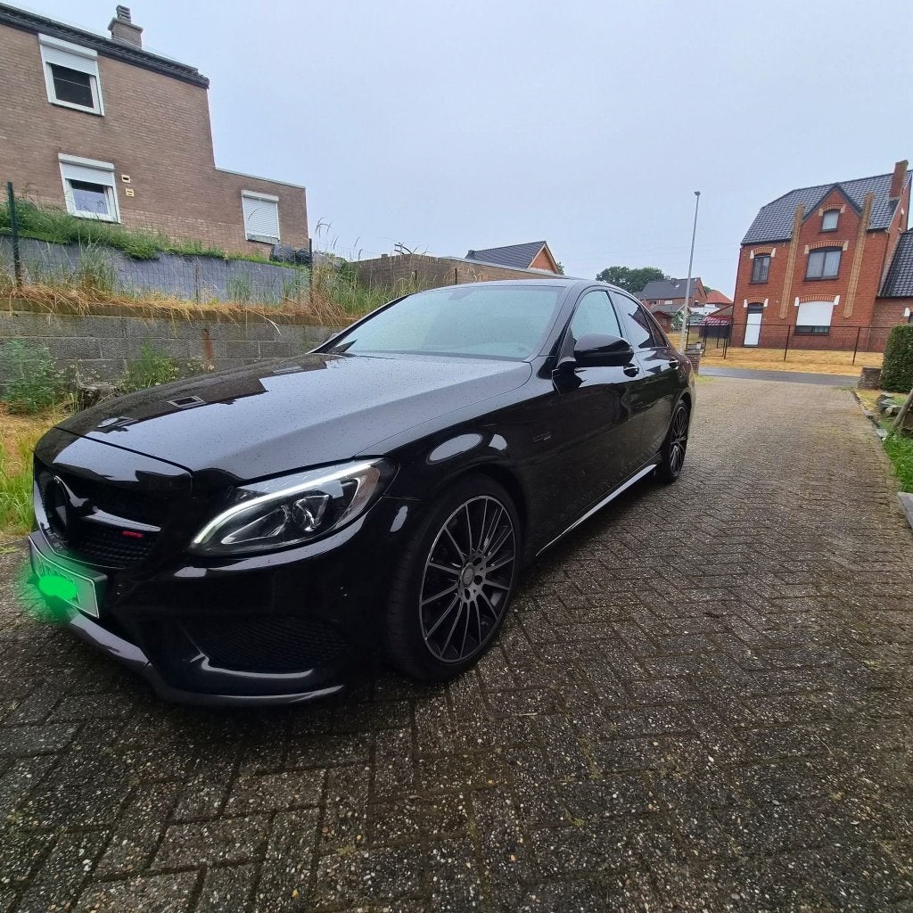 Mercedes AMG C450 V6 BI Turbo 2016 423 Pk, Auto's, Automaat, Zwart, Leder, Particulier