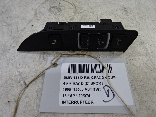 COMMUTATEUR BMW 4 serie Gran Coupe (F36) (925291203K), Utilisé, BMW