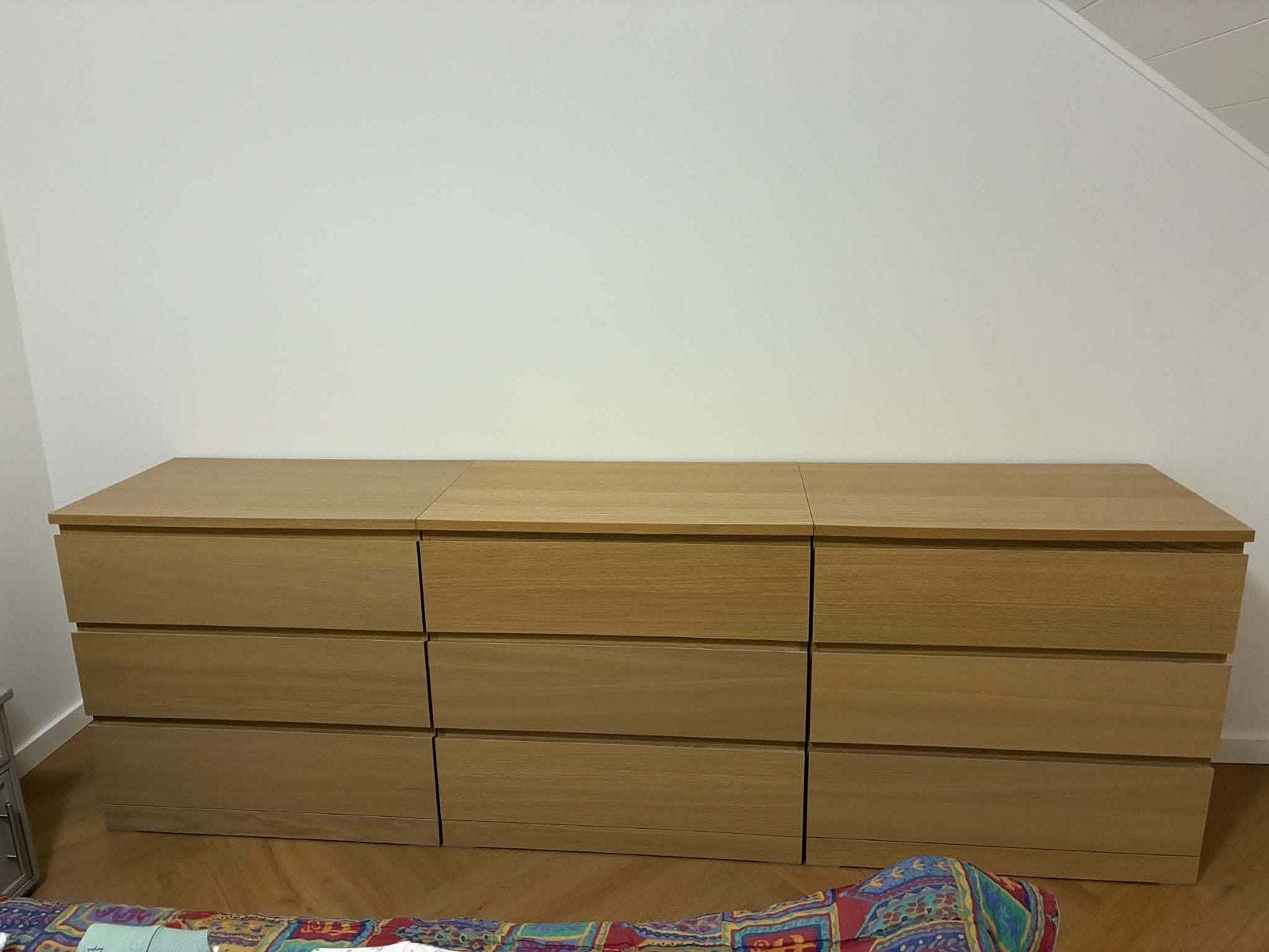 Commode malm Storklinta, 3 ou 4 tiroirs, Moins de 100 cm, Comme neuf, Enlèvement
