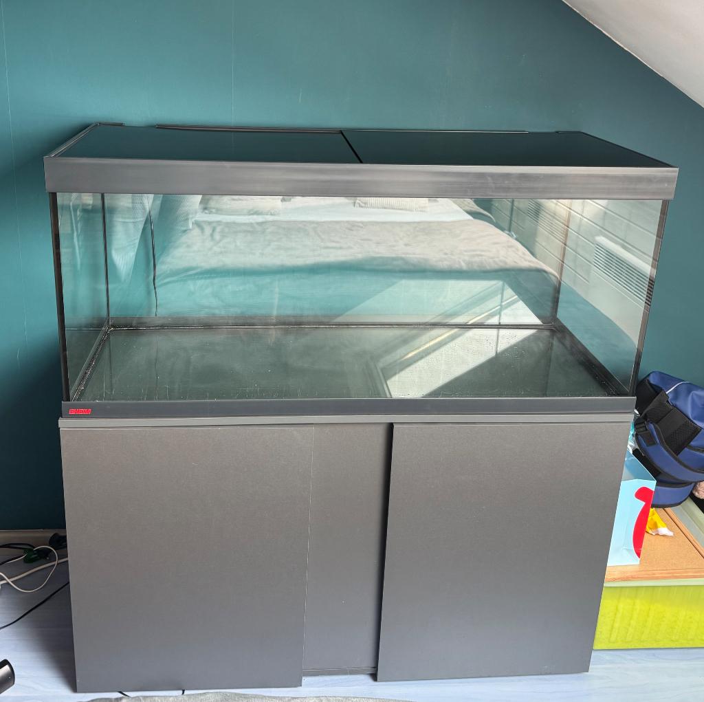 Eheim Vivaline LED 240L aquarium met kast — 120 cm, Gebruikt, Leeg aquarium, Eheim, Ophalen
