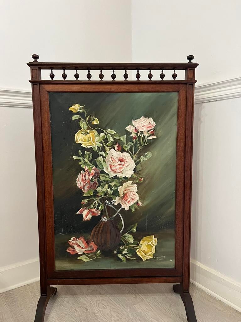 Tableau peinture signé année 1900, Enlèvement