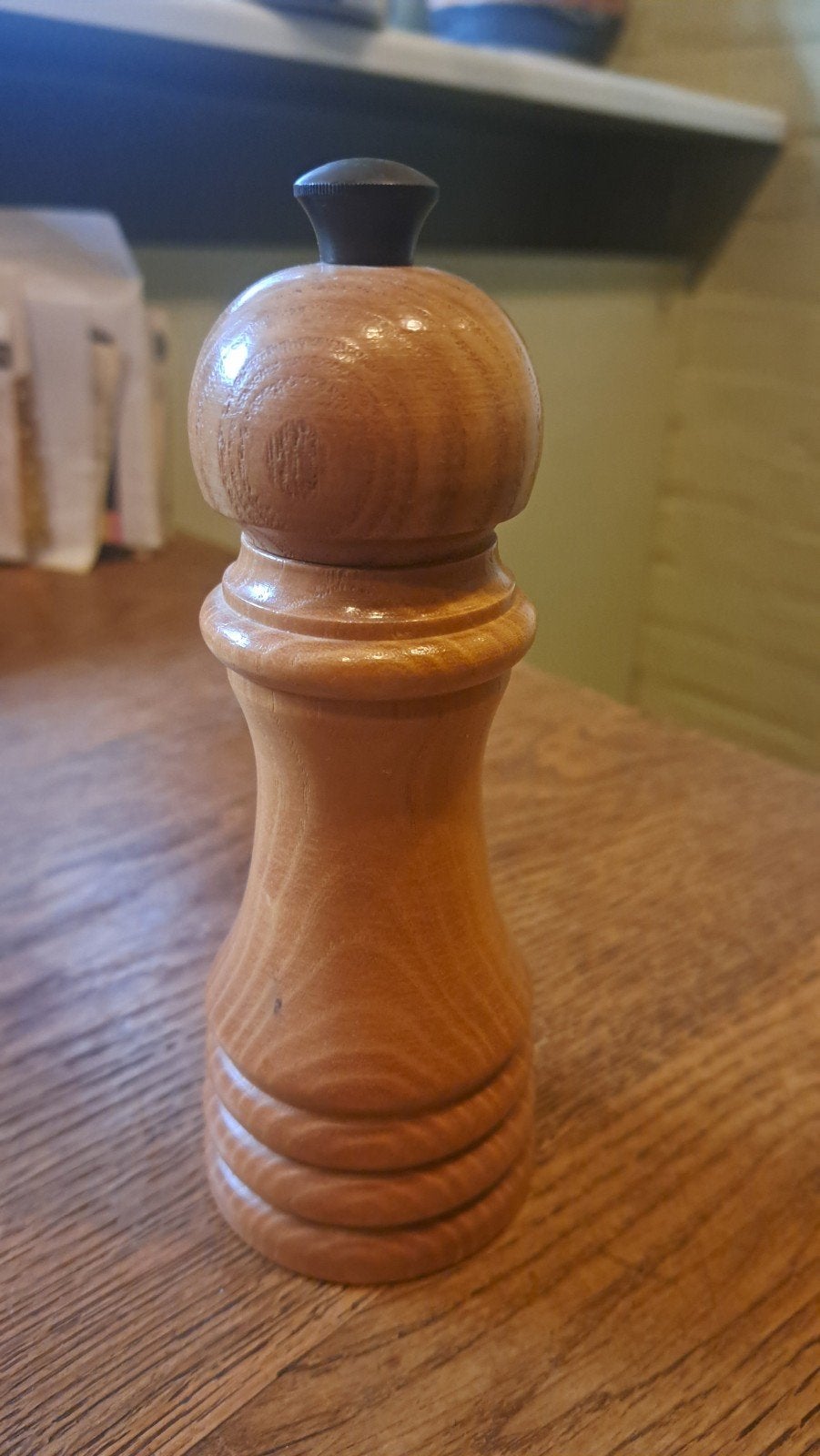 Peugeot pepermolen perfecte staat 17 cm, Overige typen, Hout, Ophalen of Verzenden, Zo goed als nieuw