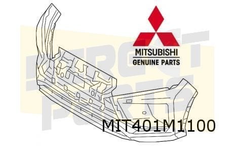 Mitsubishi Eclipse Cross (12/17-2/21) voorbumper (te spuiten, Neuf, -, Mitsubishi, -