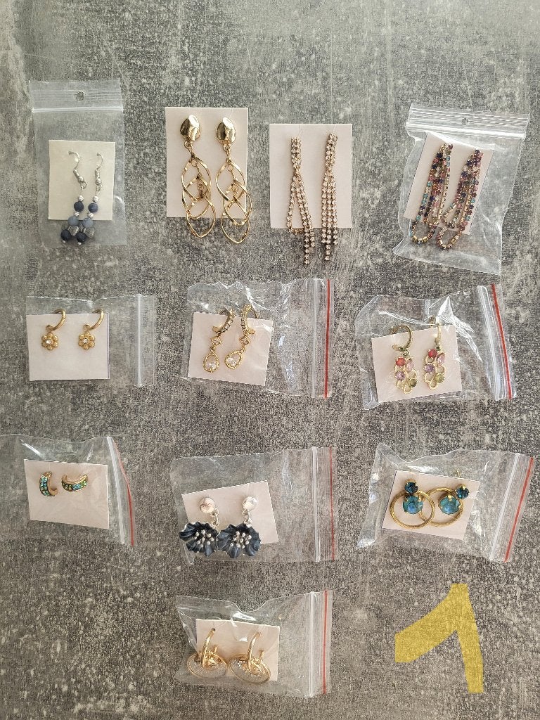 oorbellen, Bijoux, Sacs & Beauté, Boucles d'oreilles, Autres couleurs, Comme neuf, Enlèvement, Autres matériaux