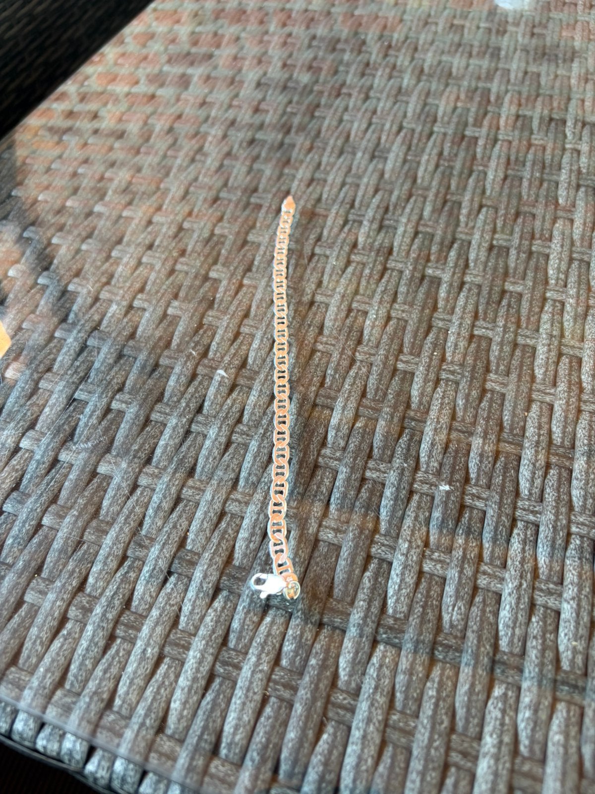 Zilver armband, Bijoux, Sacs & Beauté, Bracelets à breloques, Enlèvement, Comme neuf, Argent